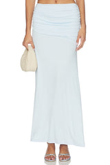 Malani Ruched Maxi Skirt
