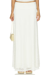 Samirah Low Waisted Lace Maxi Skirt