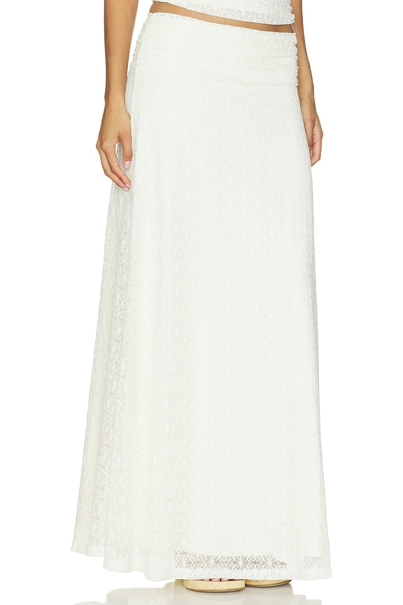 Samirah Low Waisted Lace Maxi Skirt