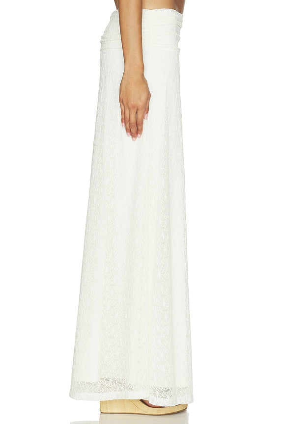 Samirah Low Waisted Lace Maxi Skirt
