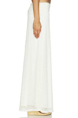 Samirah Low Waisted Lace Maxi Skirt
