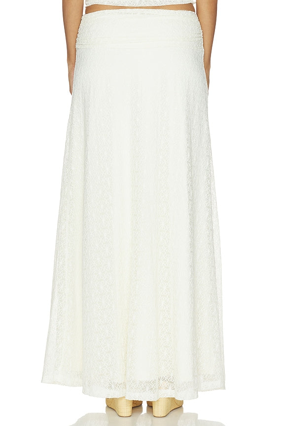 Samirah Low Waisted Lace Maxi Skirt