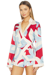 Amoree Long Sleeve Wrap Shirt
