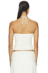 Samirah Halter Lace Top