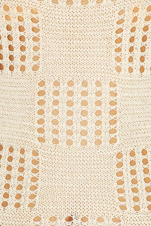 Breanna Crochet Shimmer Maxi Dress