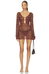 Shani Crochet Mini Dress