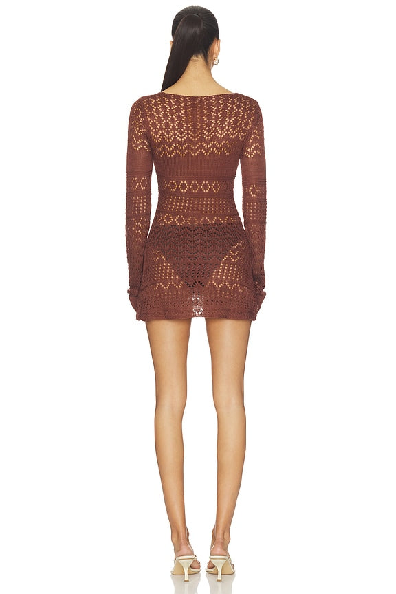 Shani Crochet Mini Dress