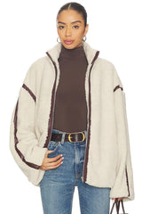 Tatum Teddy Contrast Jacket