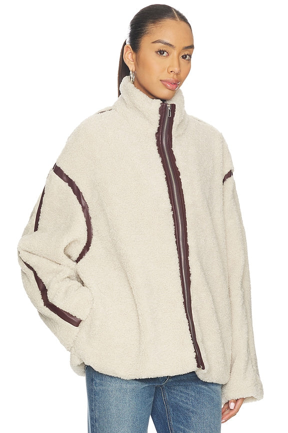 Tatum Teddy Contrast Jacket