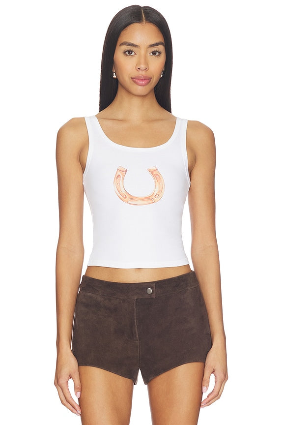 x REVOLVE Horse Shoe Tank Top