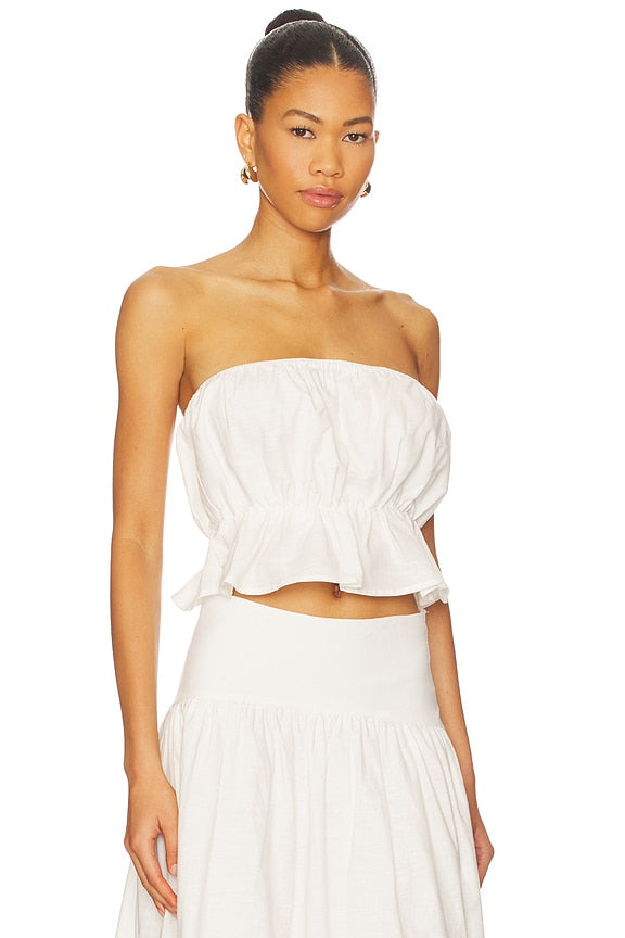 Nesa Strapless Top