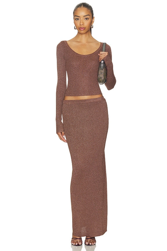 Rumer Long Sleeve Knit Top