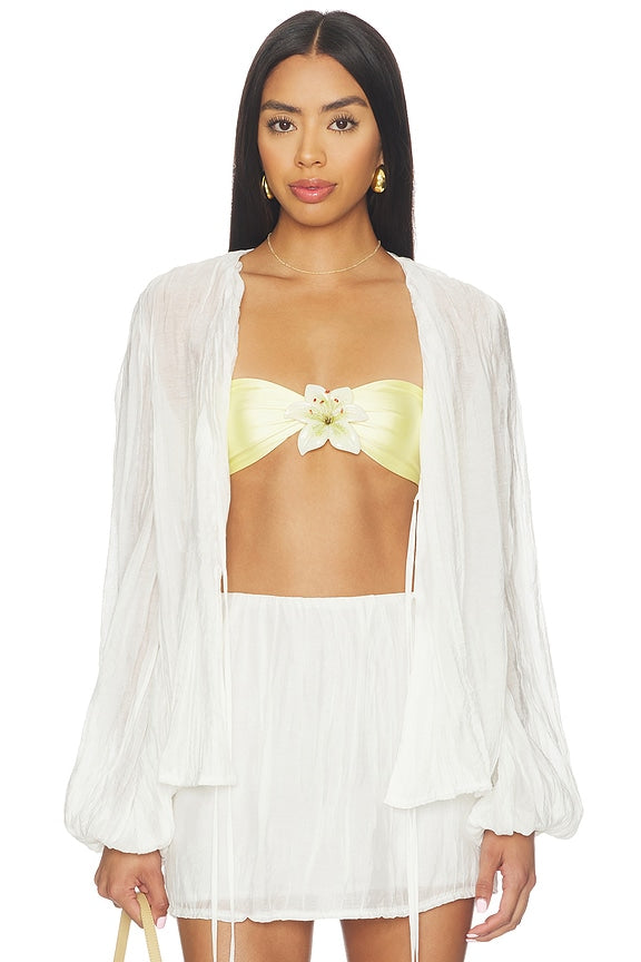 Brandi Crinkle Tie Top