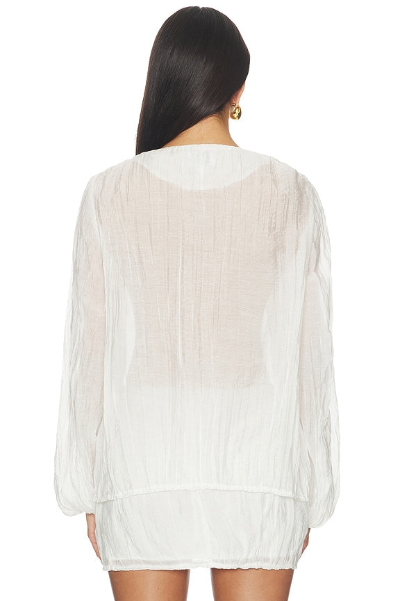 Brandi Crinkle Tie Top