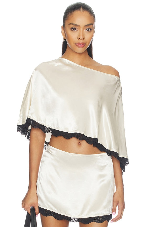 Zaley Poncho Top