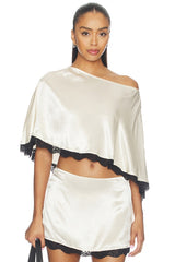 Zaley Poncho Top