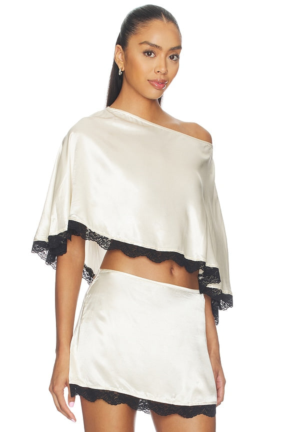 Zaley Poncho Top
