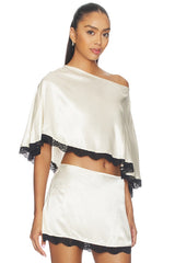 Zaley Poncho Top