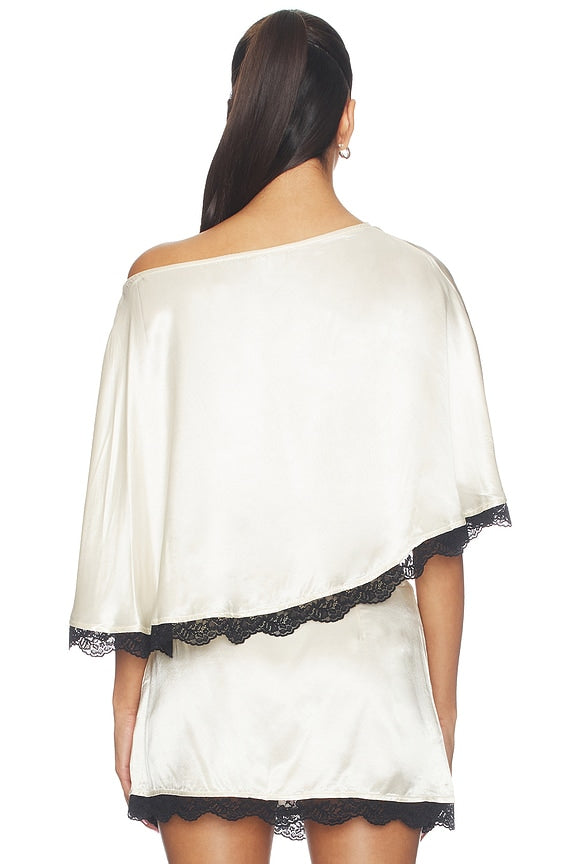 Zaley Poncho Top