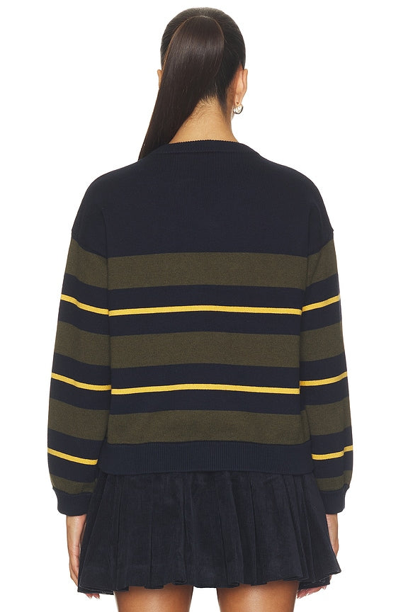 Mina Novelty Vneck Sweater