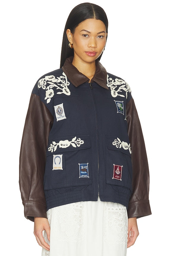 Georgie Sportswear Embroided Jacket