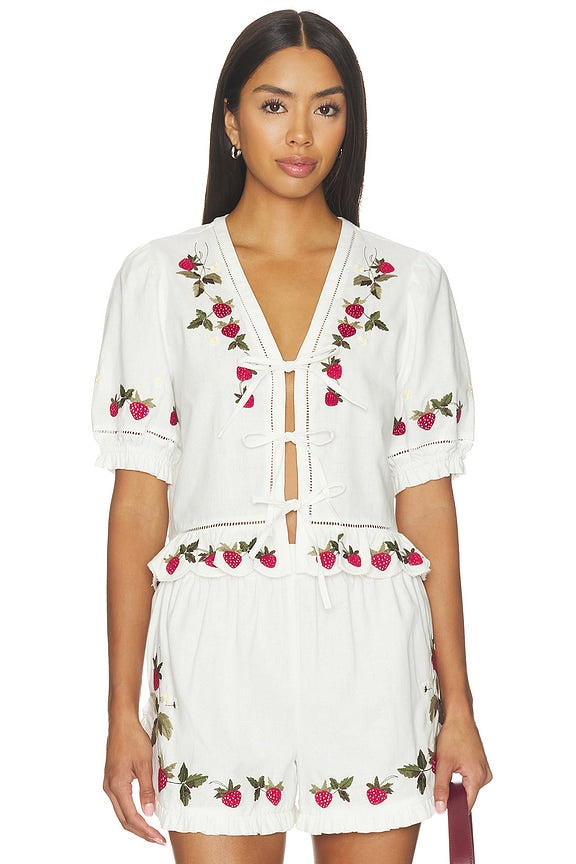 Calla Strawberry Top