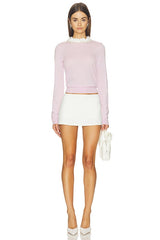 Pink Flower Light Knit Jumper