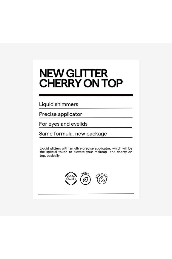 Cherry On Top Glitter Liquid Eye Shimmer