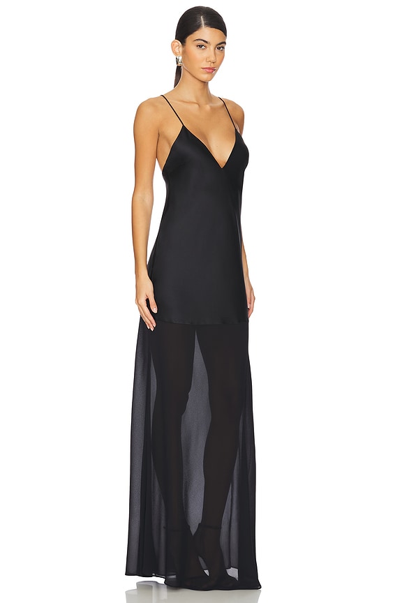 Vienna Satin Maxi Dress