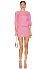 Rae Metallic Mini Dress