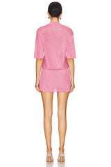 Rae Metallic Mini Dress