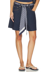 Sabrina Boyfriend Shorts With Scarf