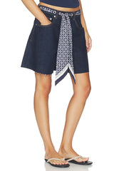 Sabrina Boyfriend Shorts With Scarf