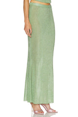 Harmony Metallic Knit Skirt
