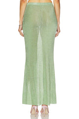 Harmony Metallic Knit Skirt