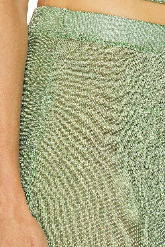 Harmony Metallic Knit Skirt