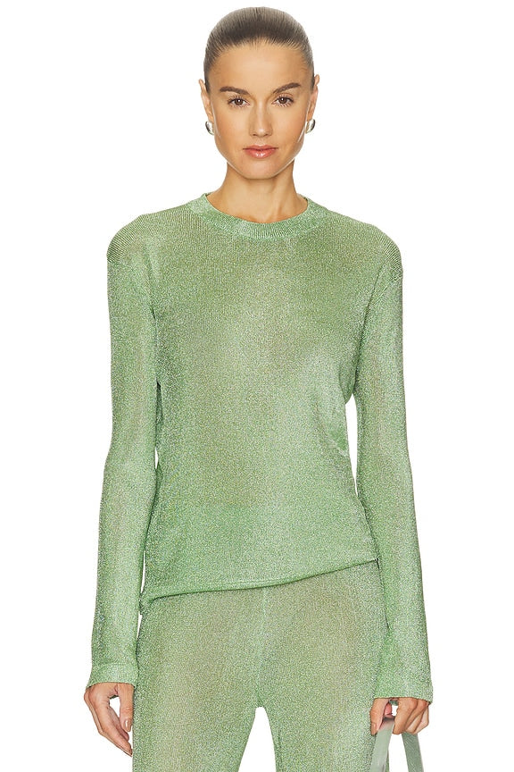 Hana Metallic Knit Top