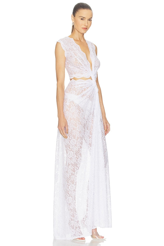 Lace Triple Loop Knit Dress
