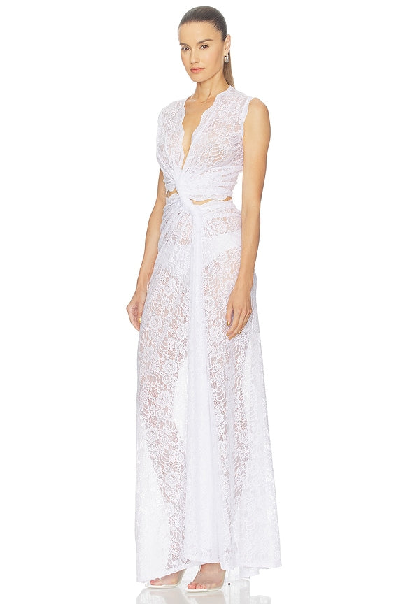Lace Triple Loop Knit Dress