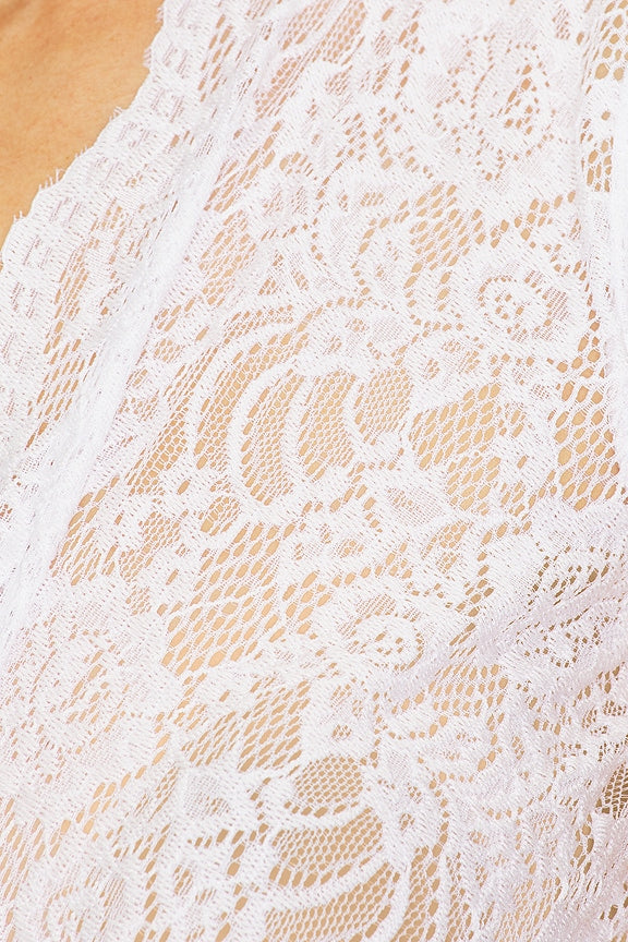 Lace Triple Loop Knit Dress