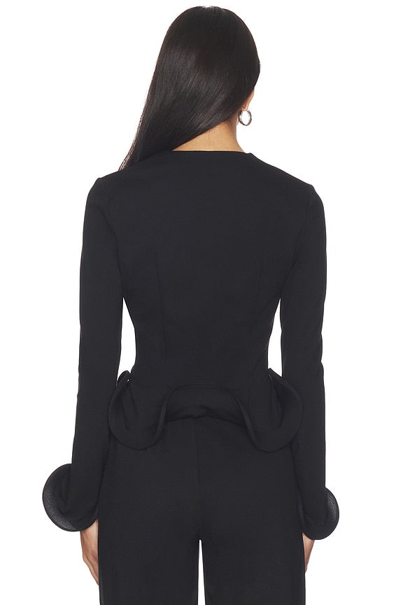 Wave Hem Jacket