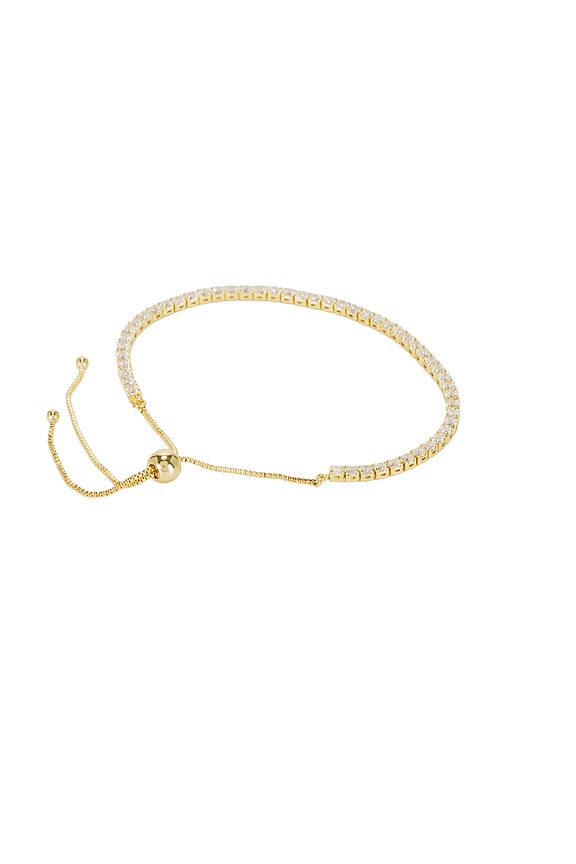 Diamond Tennis Pull Bracelet