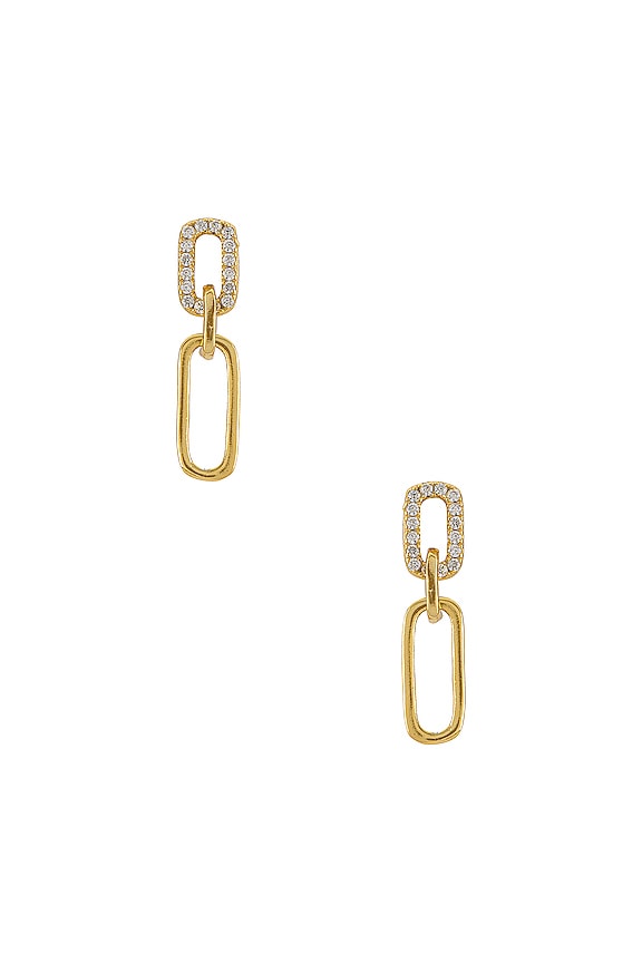 Justice Pave Earrings