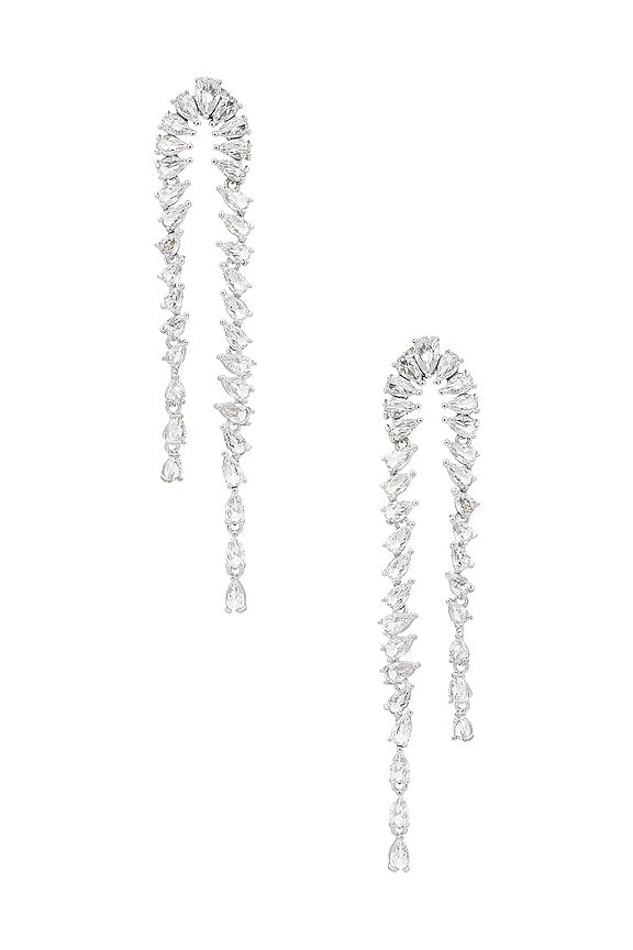 Pear Diamond Drop Earring
