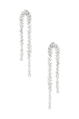 Pear Diamond Drop Earring