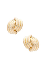 X Revolve Knot Earrings