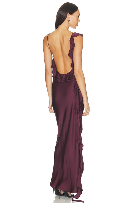 Agnes Ruffle Slip Maxi Dress