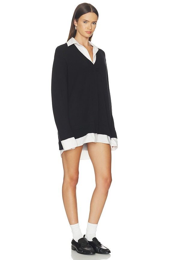 Lyle Collared Sweater Dress