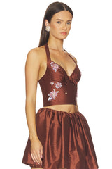 Halter Bow Tie Cami Top