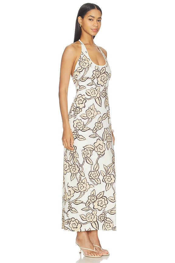 Elodie Halter Maxi Dress